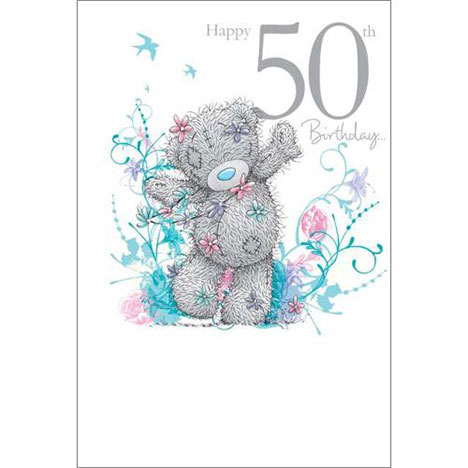 Happy 50th Birthday Me to You Bear Card £2.49